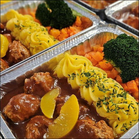 BOULETTES SAUCE AUX PÊCHES