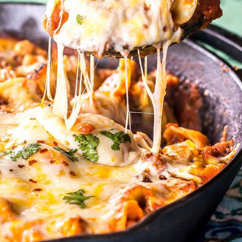 GRATIN DE TORTELLINIS ULTRA CHEEZY