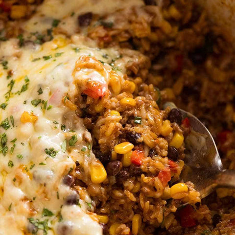CASSEROLE MEXICAINE BOEUF & RIZ