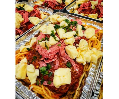SPAGHETTINIS FOU DE VIANDE