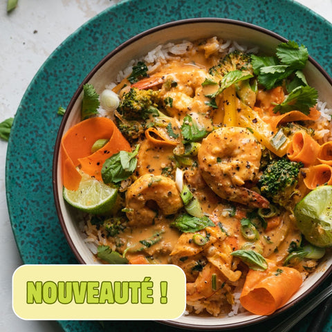 CREVETTES SAUCE CARI-COCO LIMETTE