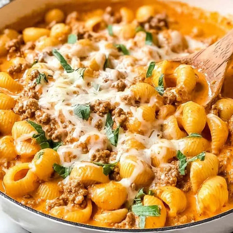 BOL DE COQUILLETTES STYLE HAMBURGER HELPER MAISON