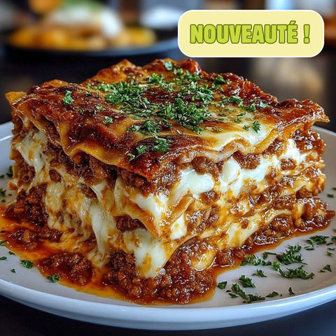 LASAGNE SAUCE À LA VIANDE & ALFREDO