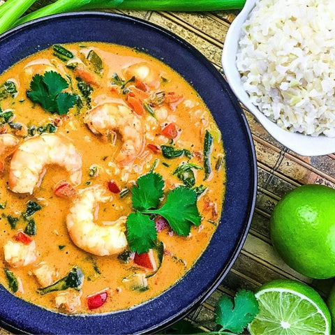 SOUPE COCO THAÏ AUX CREVETTES