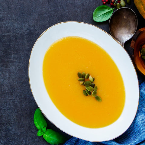 VELOUTÉ DE CITROUILLE & BETTERAVE JAUNE