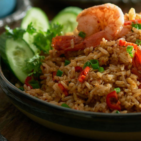 RIZ AUX CREVETTES & LÉGUMES