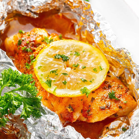 FILET D'AIGLEFIN CAJUN, BEURRE CITRON & AIL