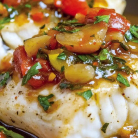 PAVÉ DE MORUE SAUCE VIERGE
