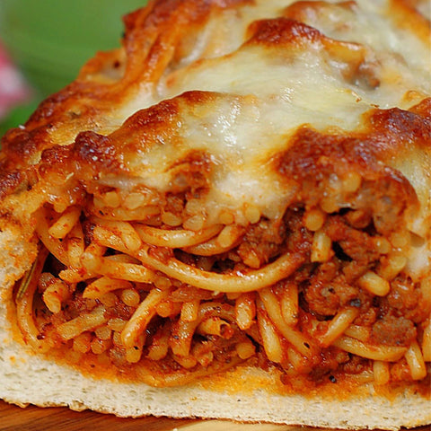 PIZZA NAAN GHETTI FOLLE DE VIANDE