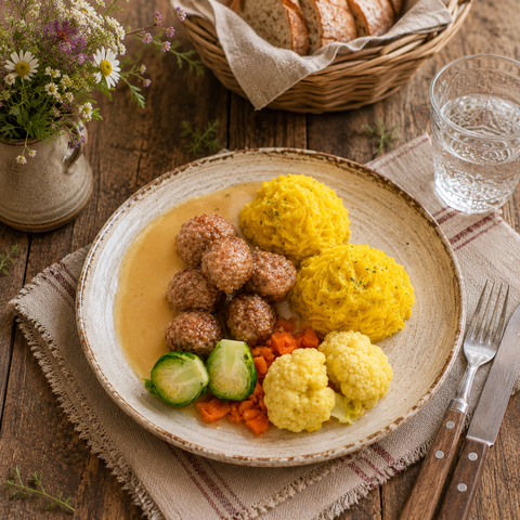 BOULETTES GOURMANDES PORC & JAMBON SAUCE AIGRE-DOUCE