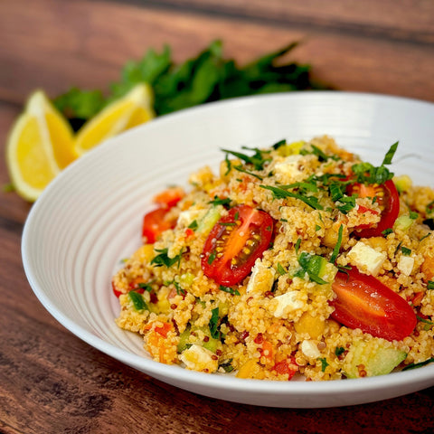 SALADE DE COUSCOUS À LA GRECQUE