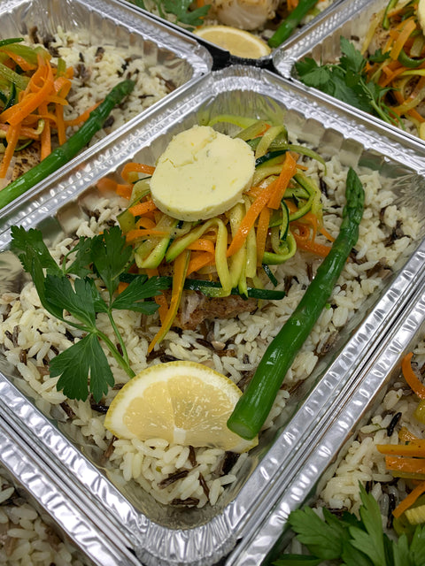 PAVÉ DE MORUE, PAPILLOTE DE LÉGUMES