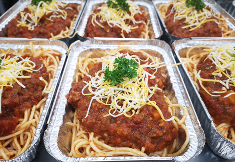 SPAGHETTINIS SAUCE À LA VIANDE & CHEDDAR